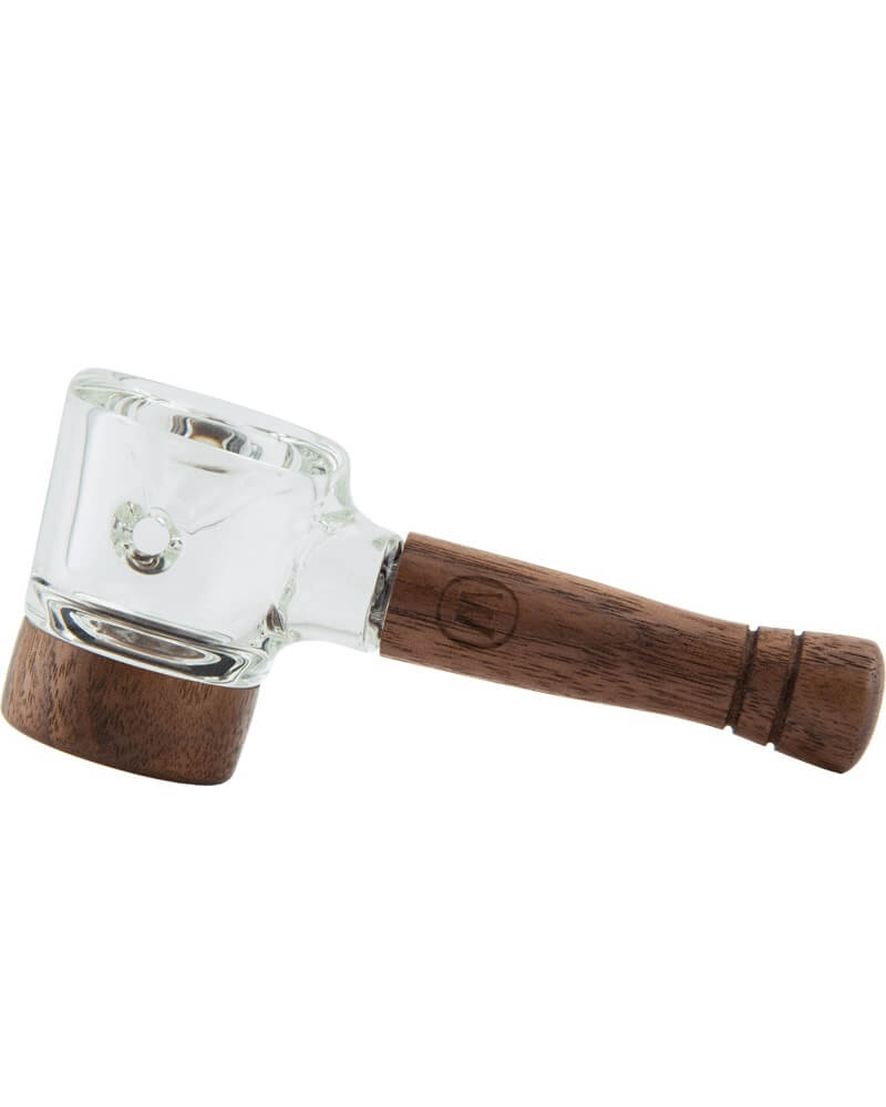 Marley Natural - Glass Spoon Pipe with Wood Accents Marley Natural