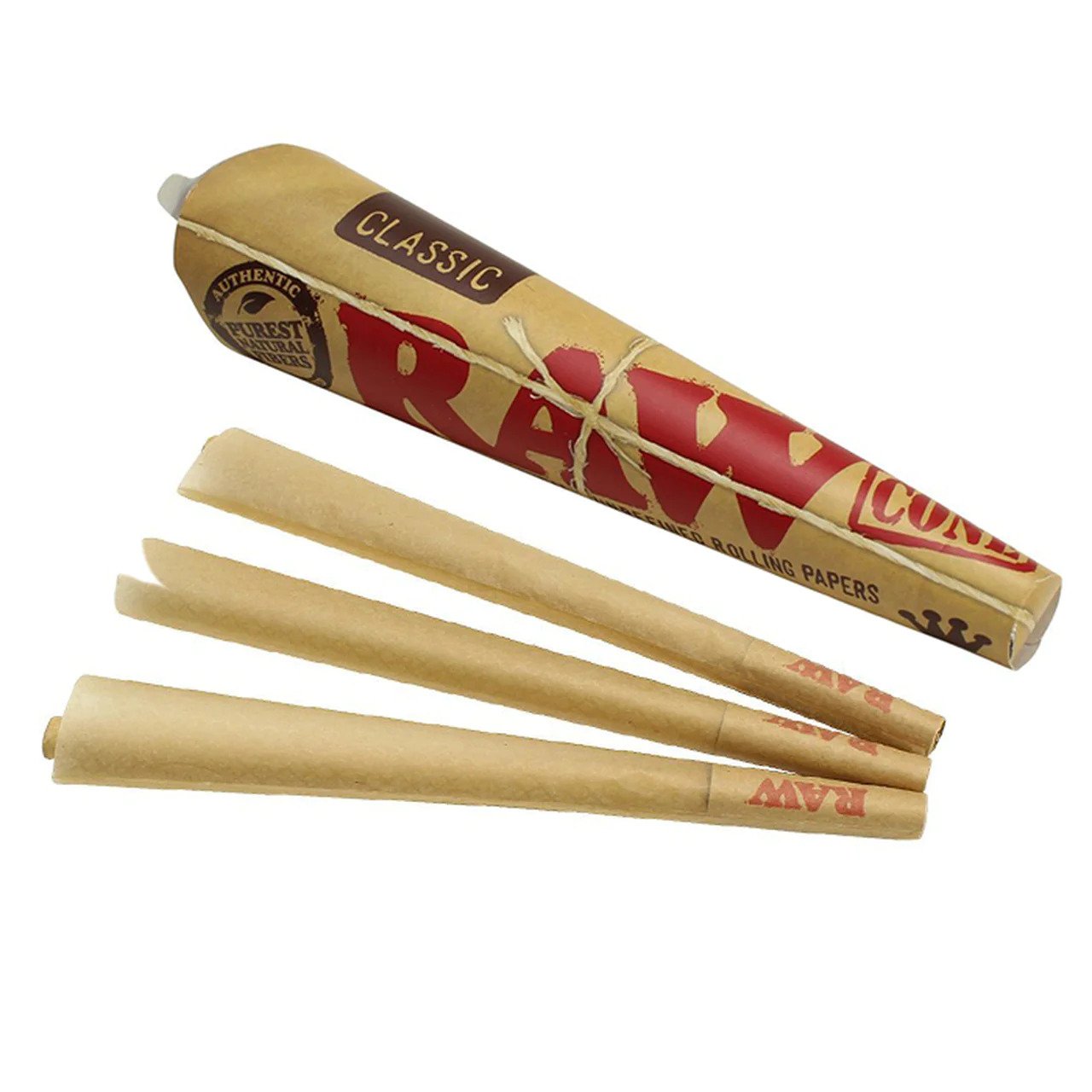 RAW 1 1/4 Size Pre-Rolled Cone 6 pack