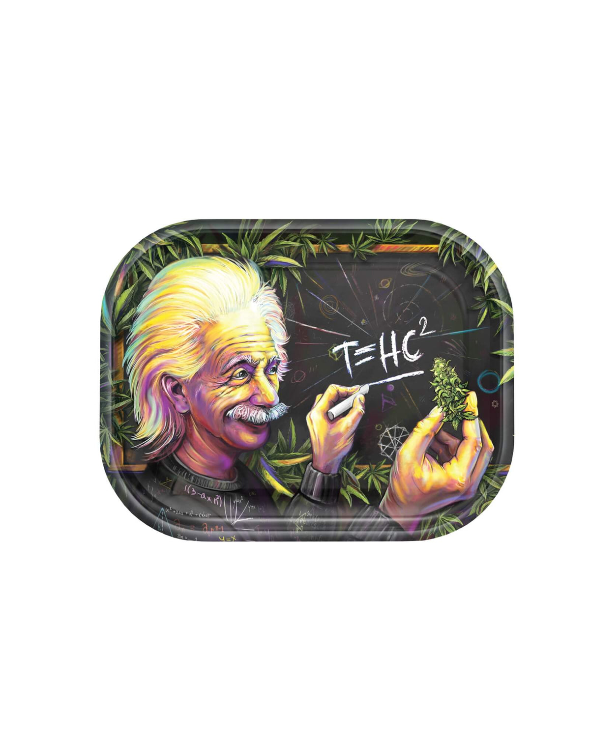 T=HC² Einstein HIGHer Education Metal Tray by V Syndicate