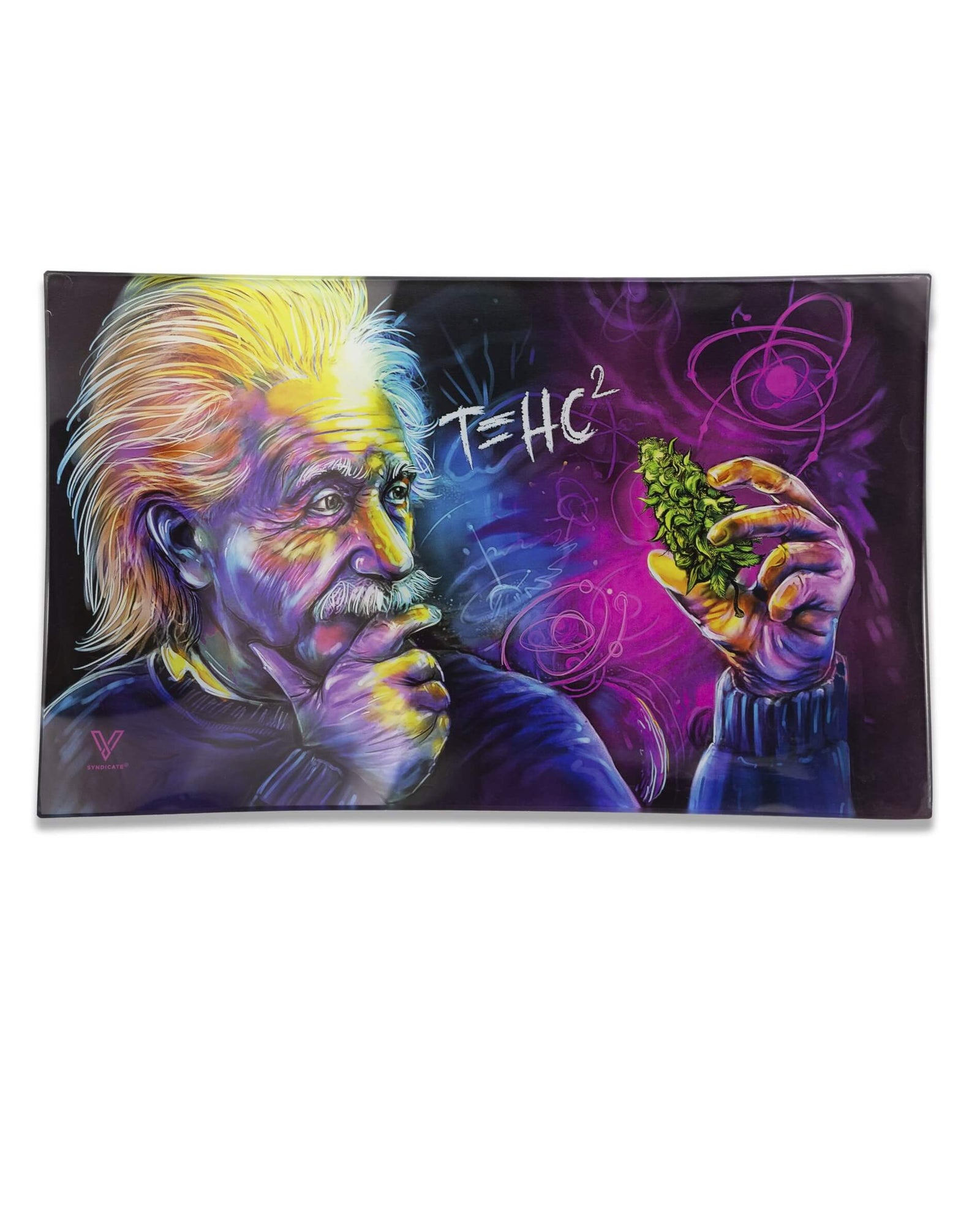 T=HC2 EINSTEIN Glass Tray - V Syndicate V-Syndicate