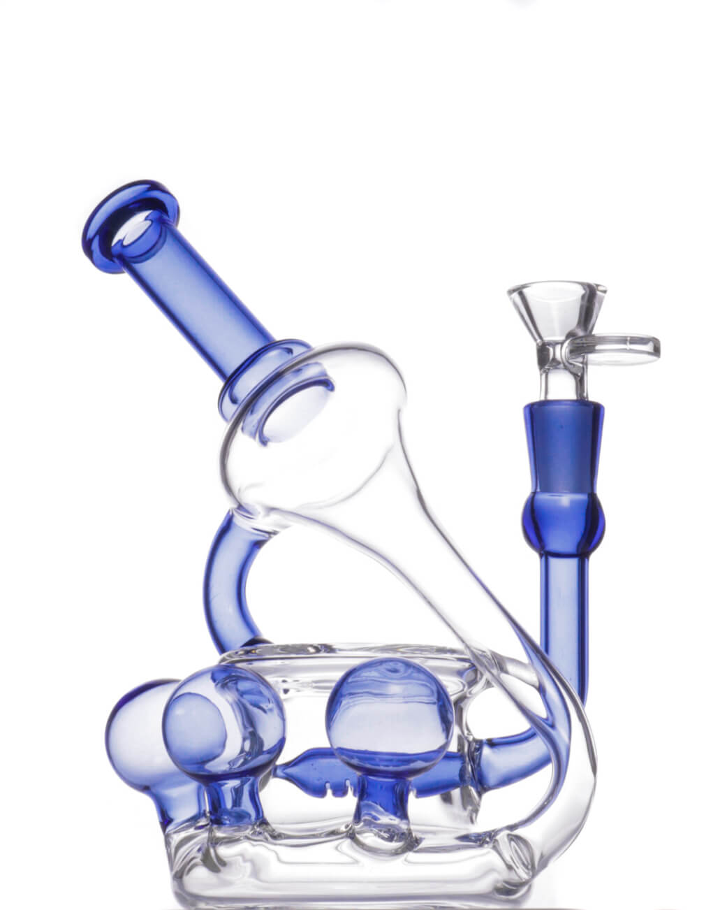 3 Ball Inline Perc Recycler Water Pipe