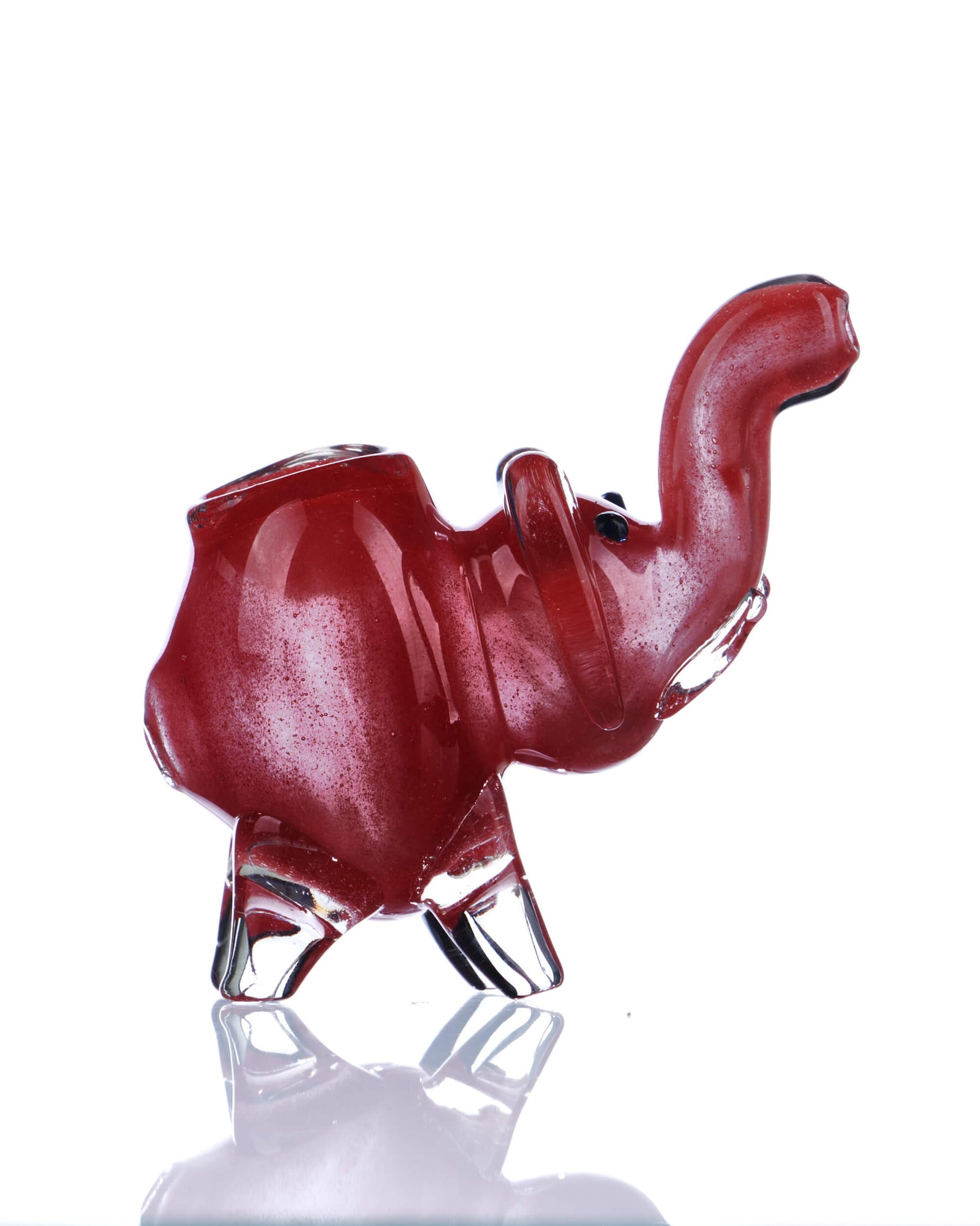 Dainty Glass Elephant Pipe worldofbongs
