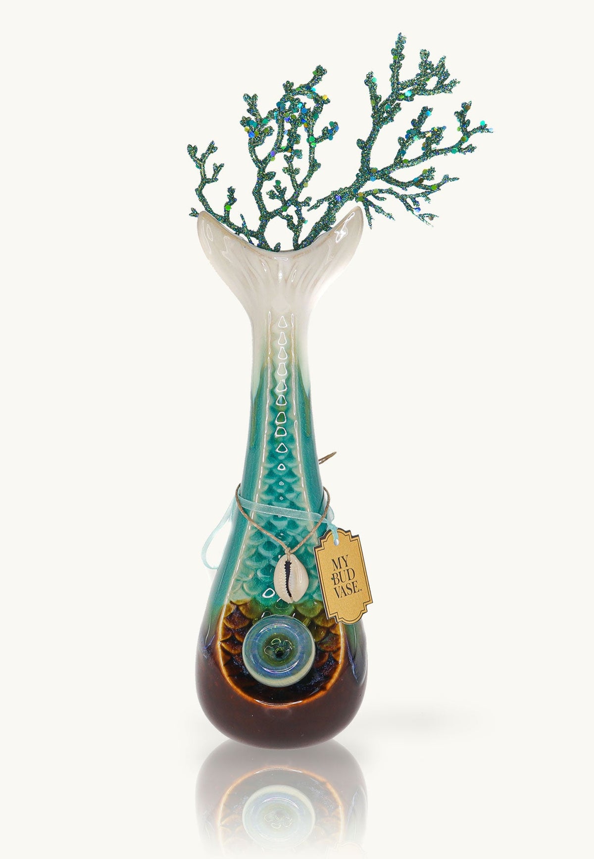 Mermaid Water Pipe - My Bud Vase My Bud Vase