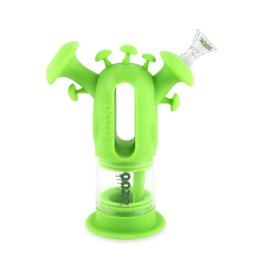 7.5” Ooze Trip Water Pipe Silicone Bubbler Rig