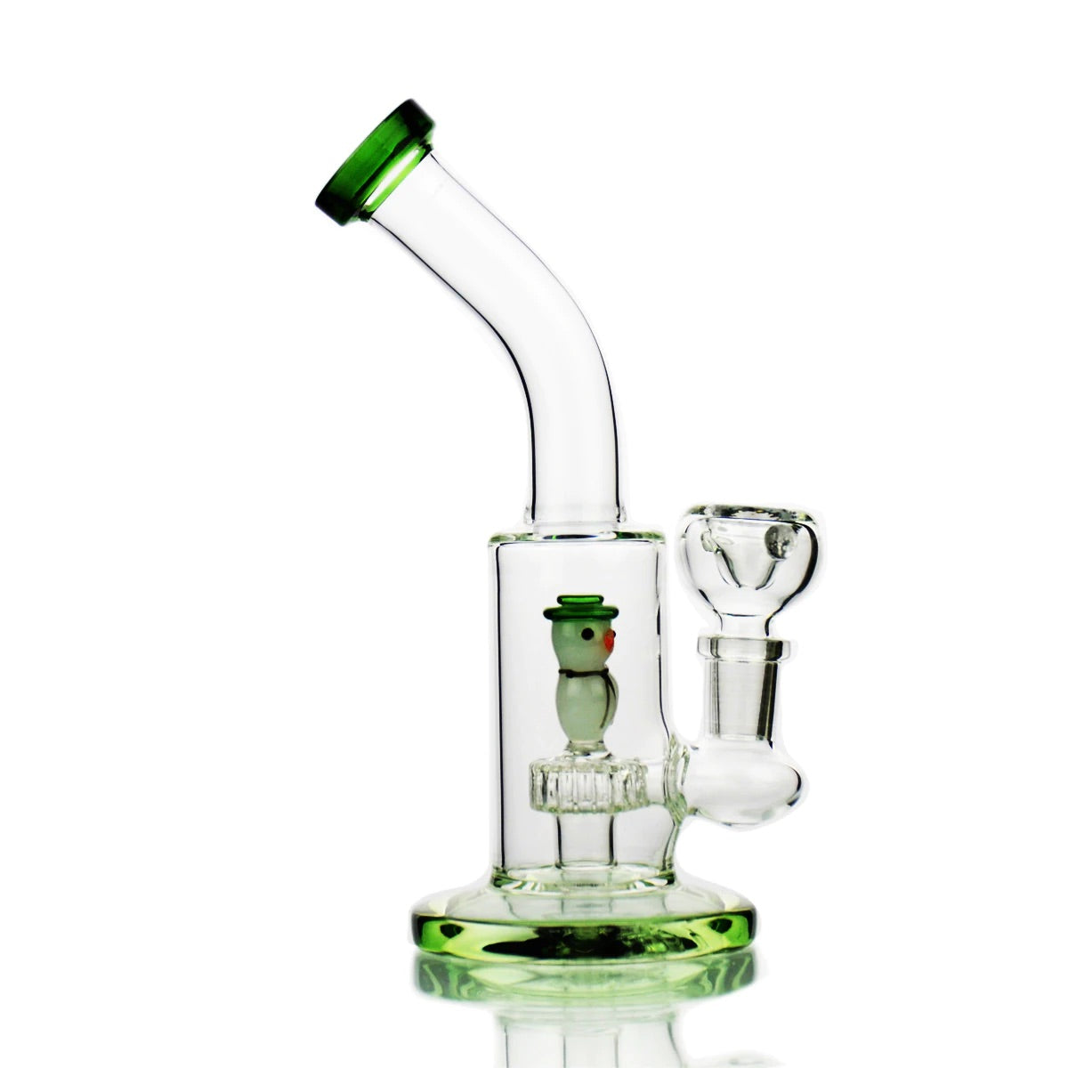 7” Snowman shower Perc Bong WorldofBongs