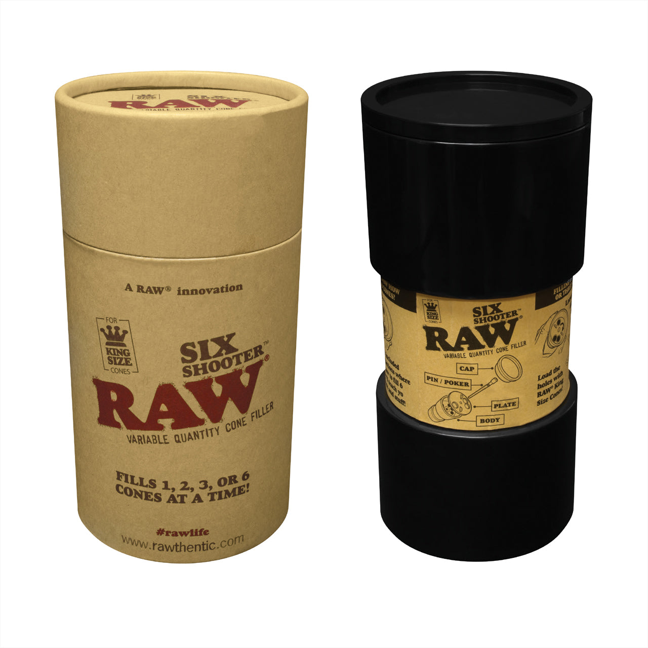 RAW Six Shooter Cone Filler RAW