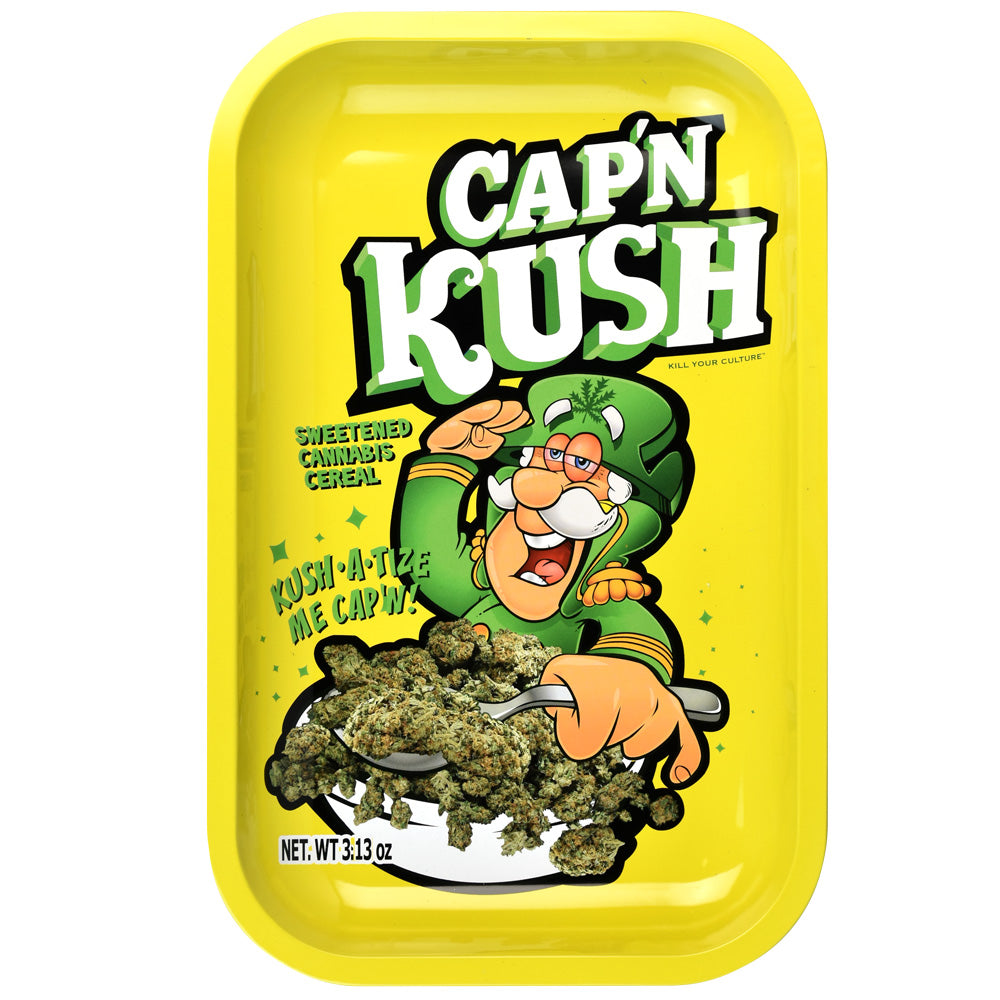 Cap ‘N’ Kush Rolling Tray KillYourCulture