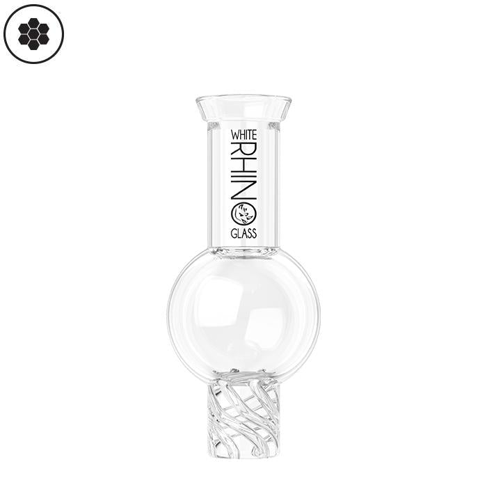 Spinner Carb Cap White Rhino