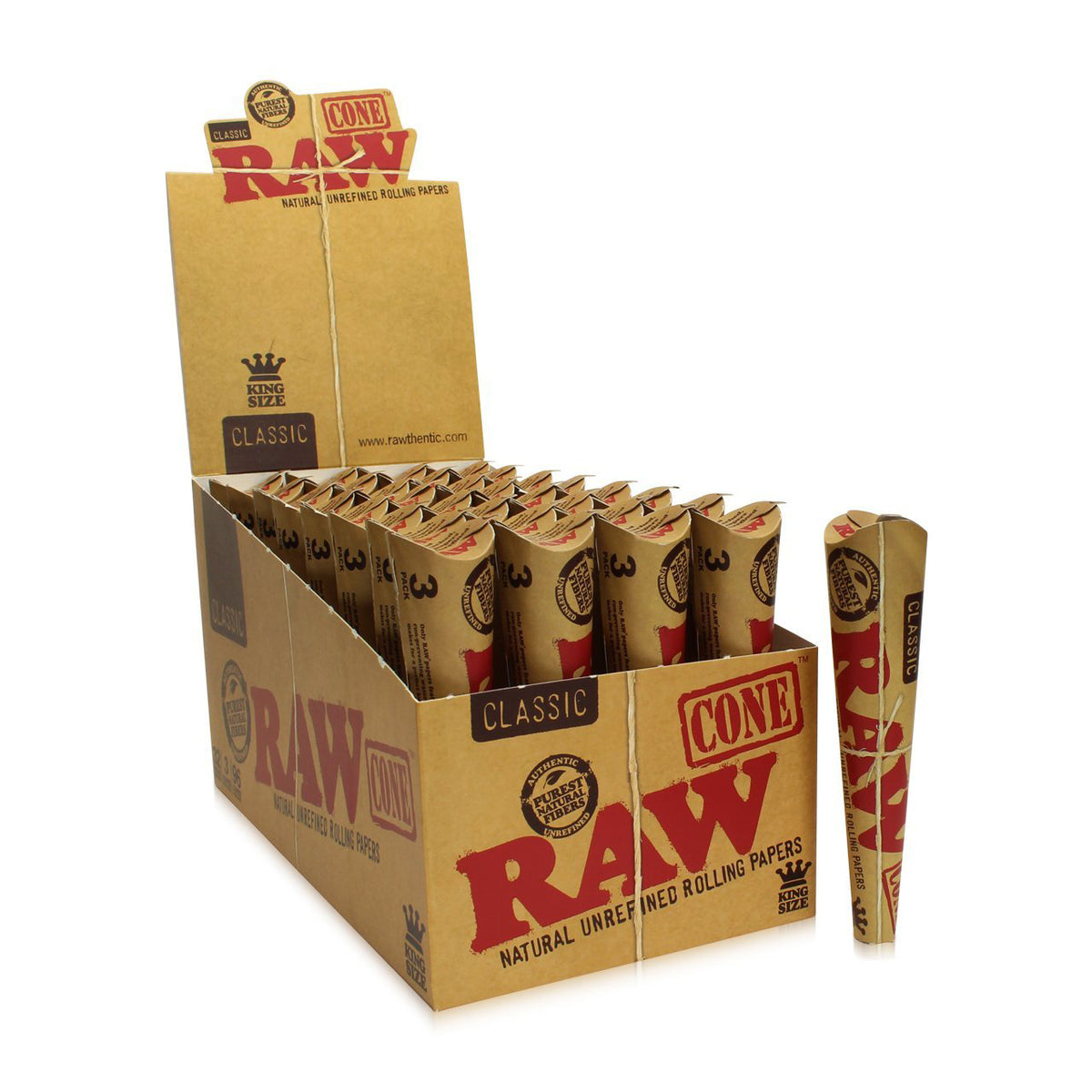 RAW Classic Pre-Rolled Cones King Size RAW