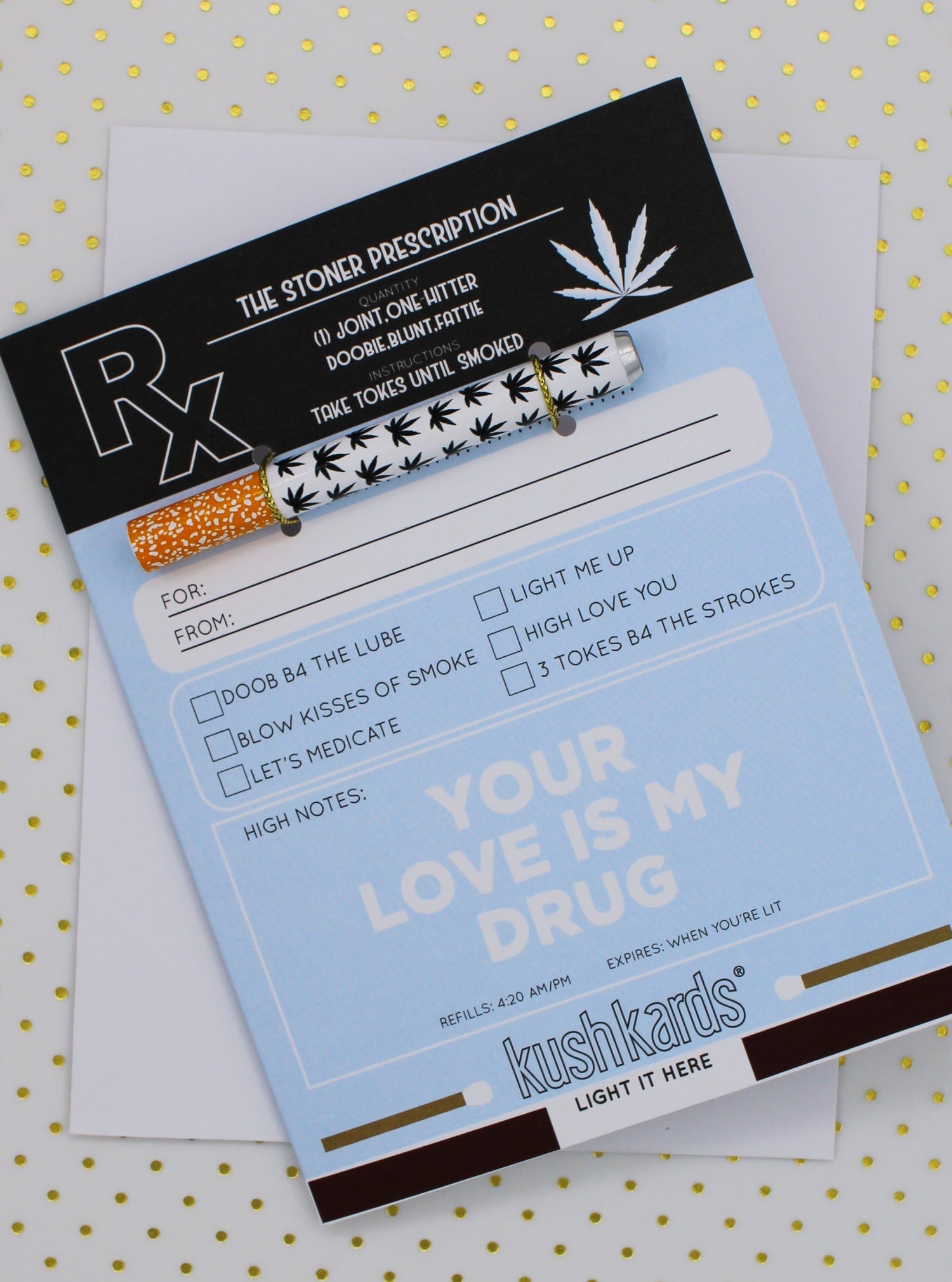 The Stoner Prescription One Hitter Kard KushKards