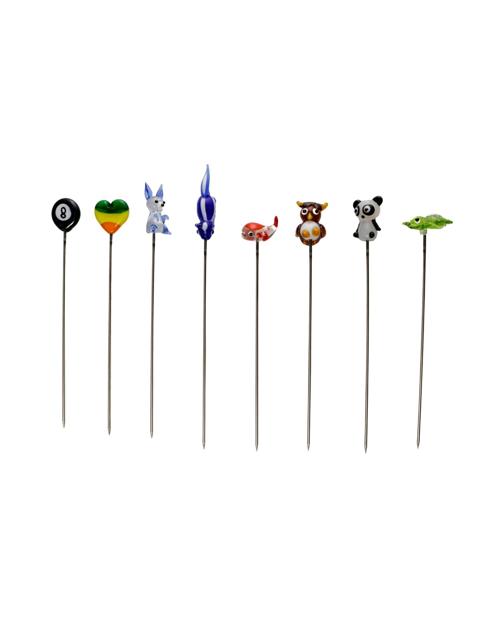 5” Glass Designed Pokers WorldofBongs