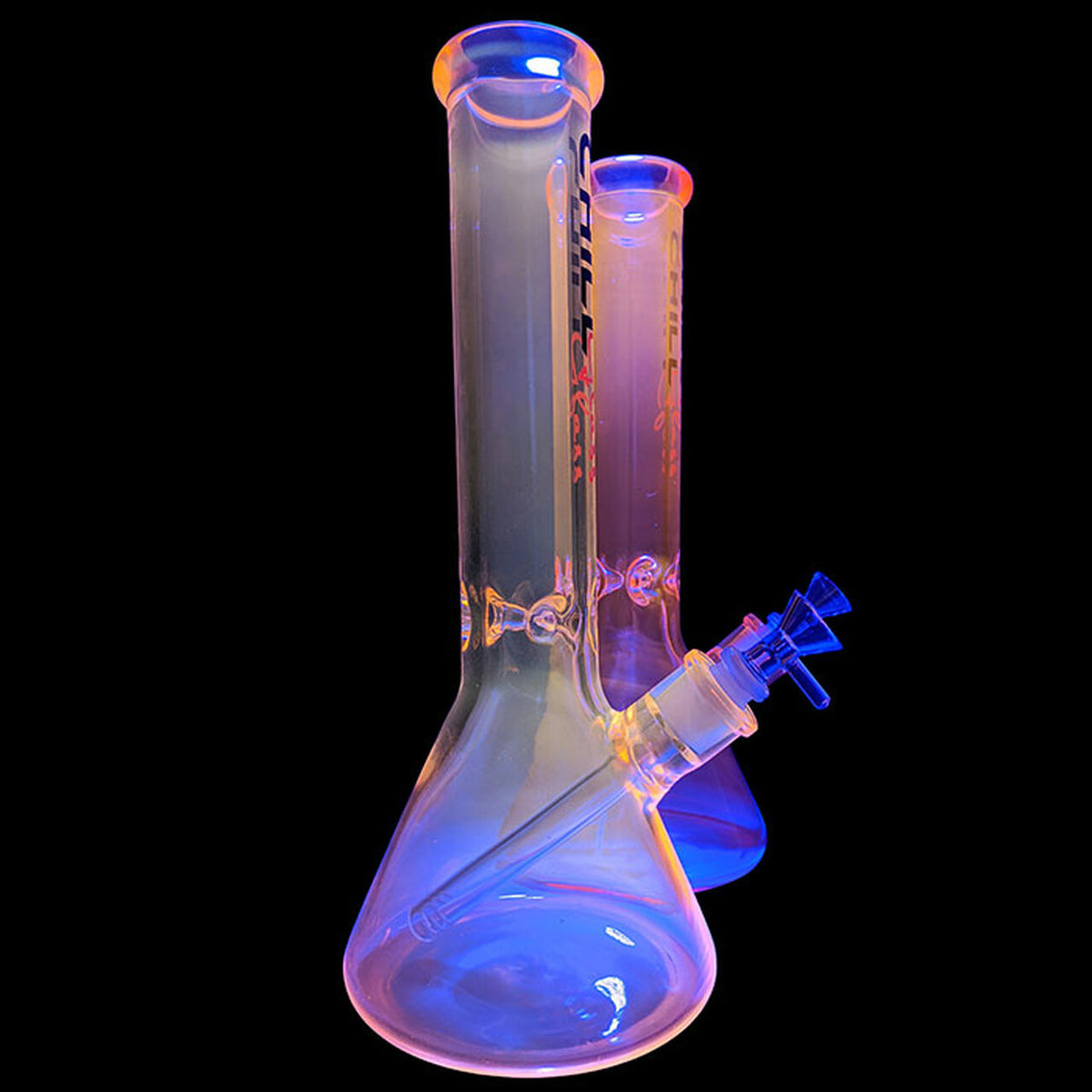 14&#39;&#39; UV Pink Beaker Bong - Chill Glass Chill Glass