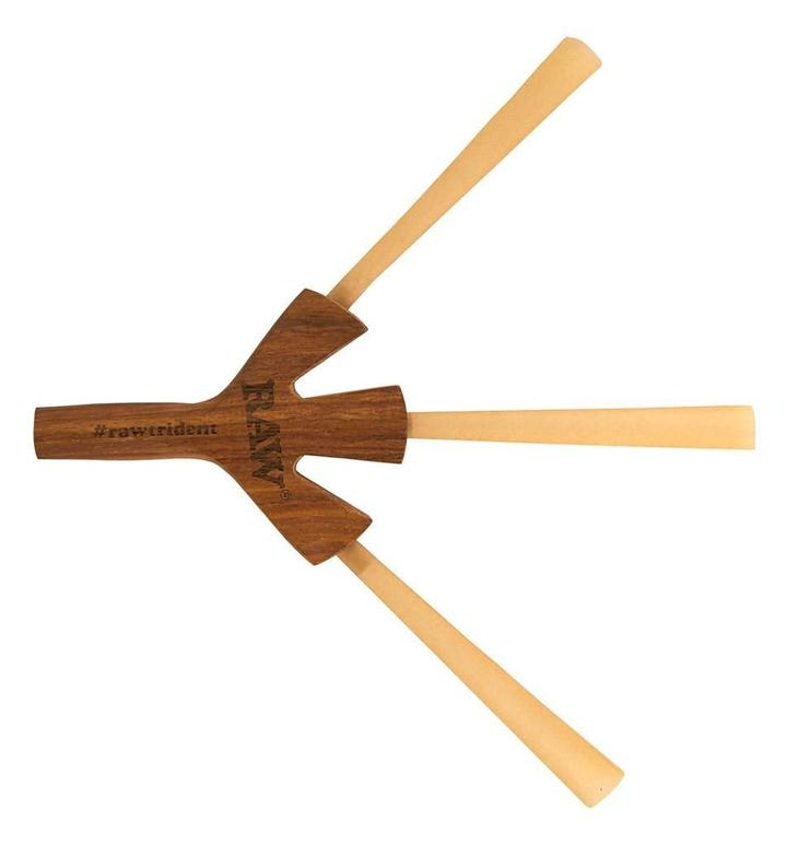 RAW Trident Wooden Cigarette Holder