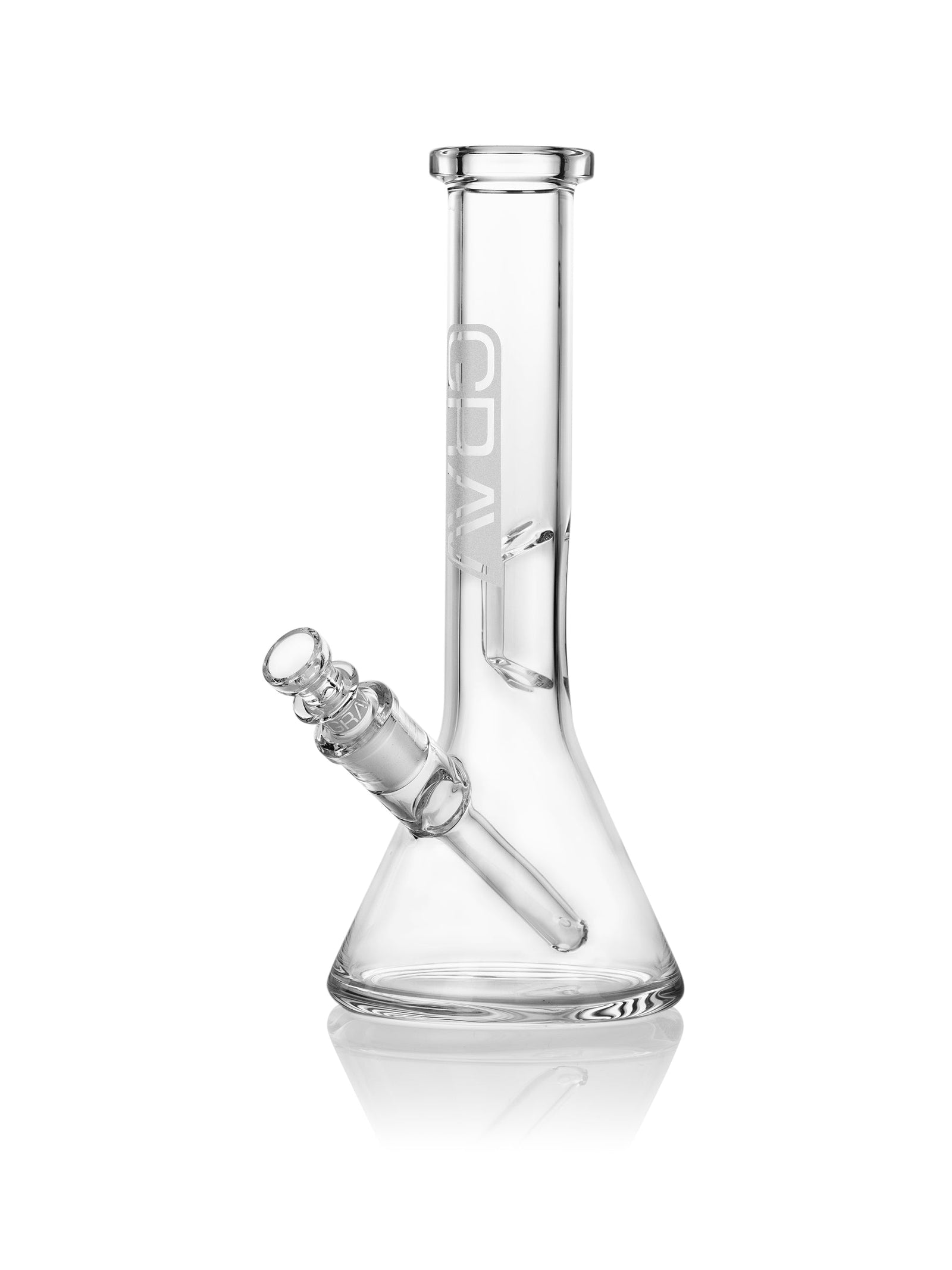 8” GRAV®  Clear Beaker Base Water Pipe GRAV