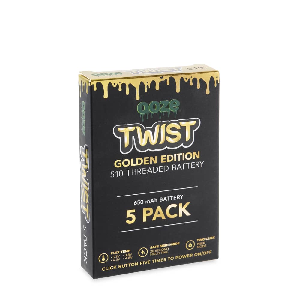 Ooze Twist 650 mAh Vape Battery | 5 Pack