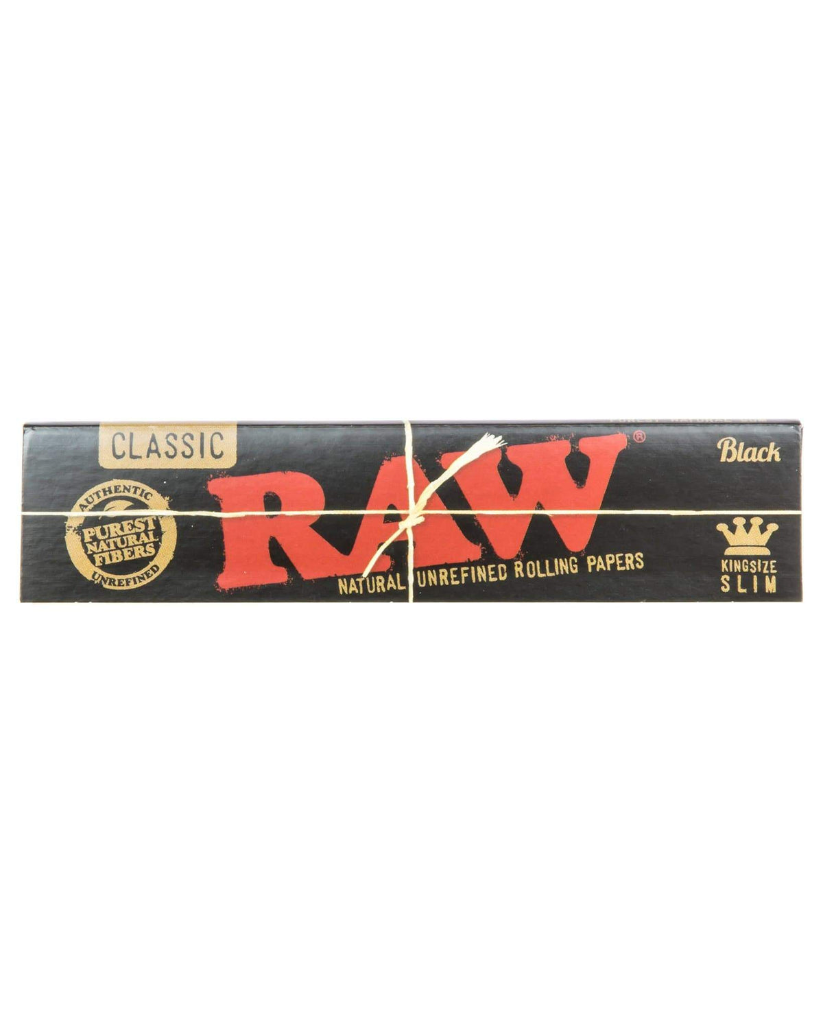 RAW Black Natural Rolling Papers (2 Sizes) RAW