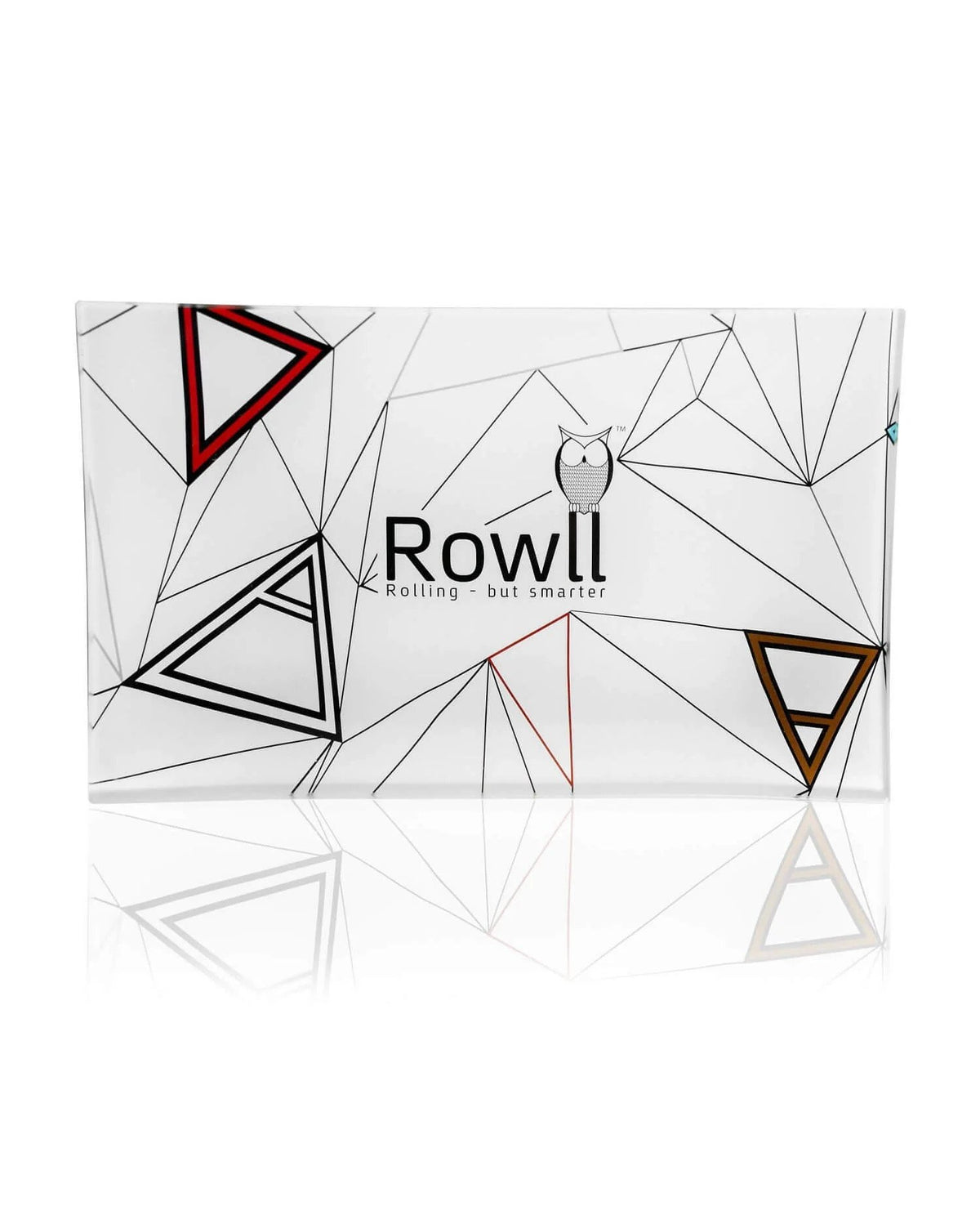 Rowll Signature Large Glass Rolling Tray
