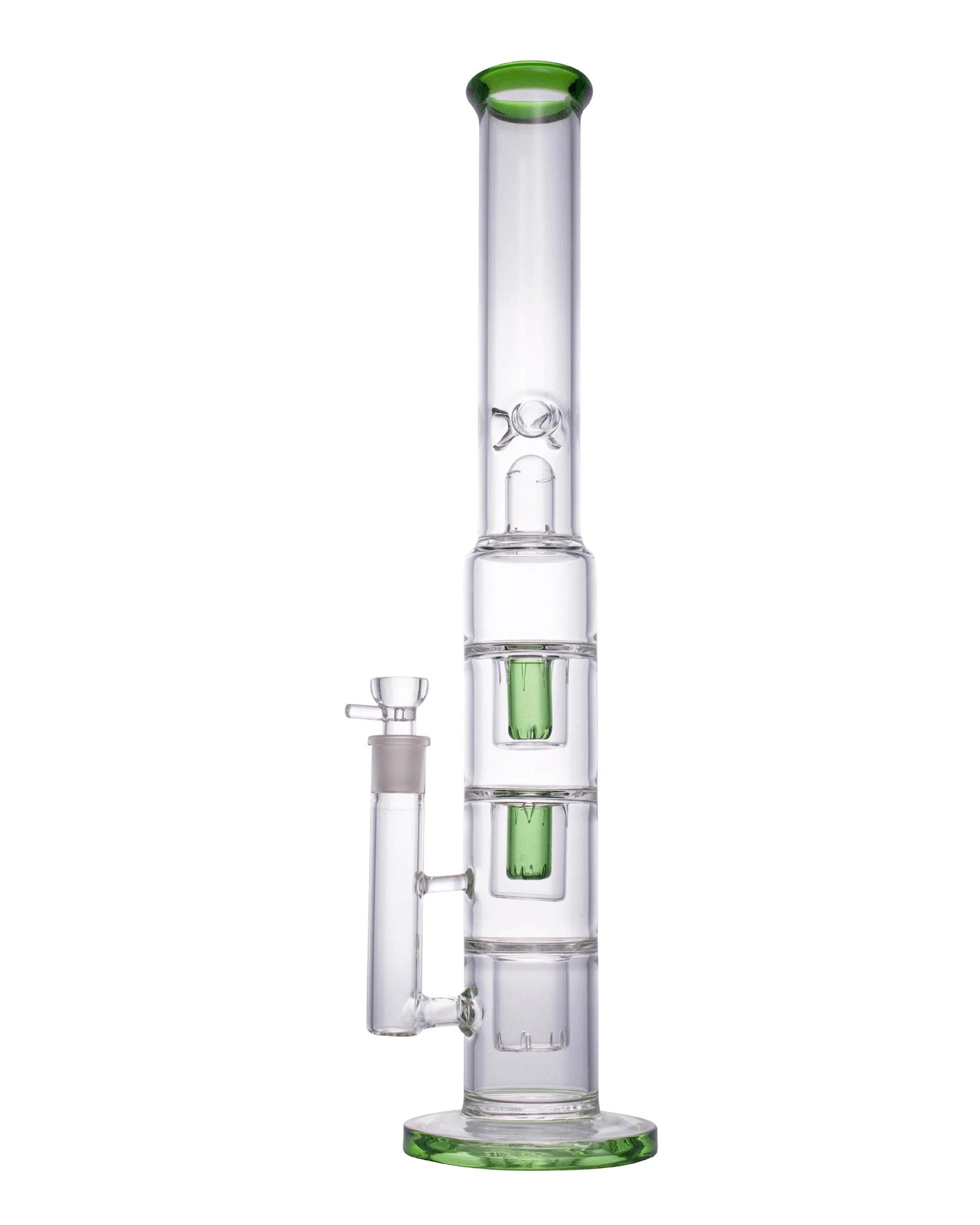 GL086 – 18″ Large Water Pipe – Swiss Neck Double Chamber Percolator  (Assorted)