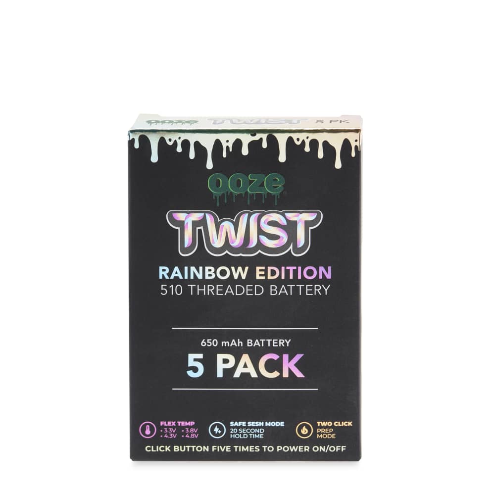 Ooze Twist 650 mAh Vape Battery | 5 Pack