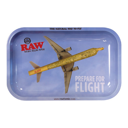 Metal Rolling Tray Prepare For Flight RAW