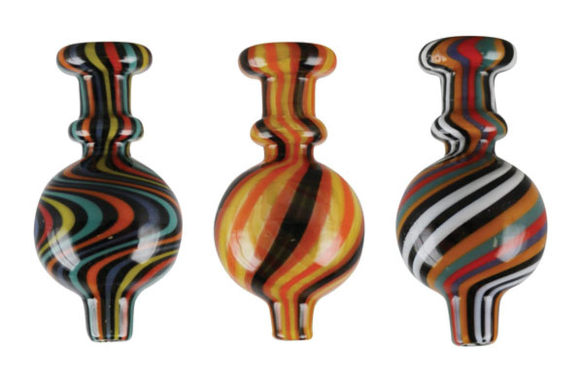 Spiral Ball Carb Cap - Colors Vary WorldofBongs